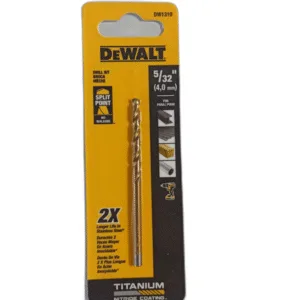 BROCA DE TITANIO 5/32" (4,0mm) ## DW1310 ## DEWALT