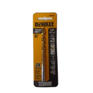 BROCA DE TITANIO 1/4" (6,4mm) ## DW1316 ## DEWALT