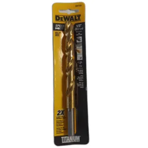 BROCA DE TITANIO 1/2" (12,7mm) ## DW1332 ## DEWALT