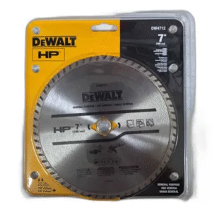 DISCO DIAMANTADO RANURADO 7" X 5/8"-7/8" CORTES SECO/HUMEDOS ## DW4712 ## DEWALT