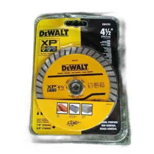 DISCO DIAMANTADO RANURADO 4-1/2" X 5/8"-7/8" CORTES SECO/HUMEDOS ## DW4701 ## DEWALT