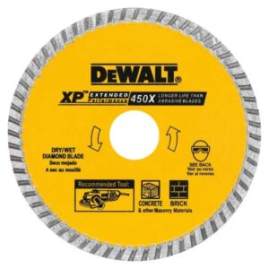 DISCO DIAMANTADO RANURADO 7″ X 5/8″-7/8″ CORTES SECO/HUMEDOS ## DW4702 ## DEWALT