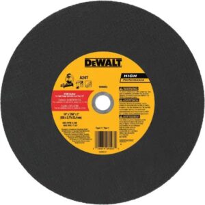 DISCO CORTE METALES LIVIANOS 14″ x 7/64 x 1″ ## DW8003 ## DEWALT