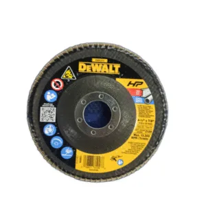 DISCO DE ZIRCONIA 4-1/2"x7/8" 120 GRIT ## DW8310 ## DEWALT
