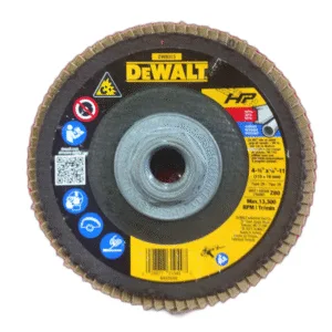DISCO DE ZIRCONIA 4-1/2"x5/8"-11 80 GRIT ## DW8313 ## DEWALT