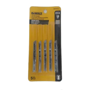 HOJAS P/SIERRA CALADORA 18 TPI P/METAL MEDIANO (PACK 5 UNID) ## DW3724-5 ## DEWALT