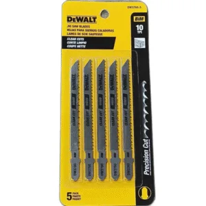 HOJAS P/SIERRA CALADORA 10 TPI CORTE LIMPIO (PACK 5 UNID) ## DW3760-5 ## DEWALT