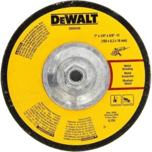 DISCO ESMERILAR METALES 7″ x 1/4″ C/ACOPLE 5/8″-11 ## DW4548 ## DEWALT