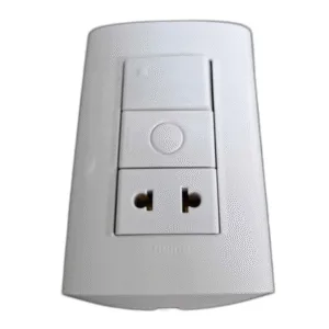 MODUS STYLE INTERRUPTOR DE 1 VIA + TOMA UNIVERSAL  ## SAE3230EB ## BTICINO