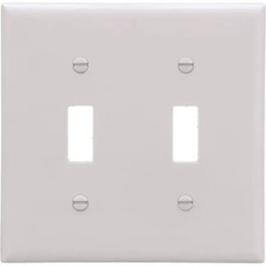 TAPA PLAST. BLANCA P/INTERRUPTOR DOBLE ## 2139W ## COOPER WIRING