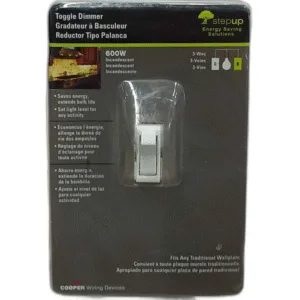 REDUCTOR TIPO PALANCA 600W 120V BLANCO ## TI306-W-K ## COOPER WIRING