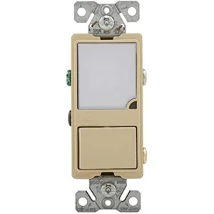 INTERRUPTOR Y LUZ NOCTURNA BEIGE 15A 120V ## 7738V ## COOPER WIRING