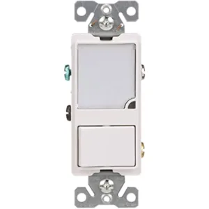 INTERRUPTOR Y LUZ NOCTURNA BLANCO 15A 120V ## 7738W ## COOPER WIRING