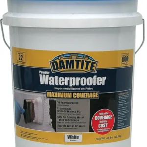 IMPERMEABILIZANTE EN POLVO CUÑETE 45lbs ## 01451 ## DAMTITE