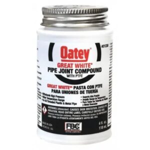 COMPUESTO P/JUNTAS BLANCO 4OZ ## 31230 ## OATEY