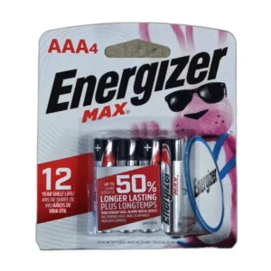 BATERIA ALCALINA MAX AAA (PACK 4 UNID) ## E92BP-4 ## ENERGIZER