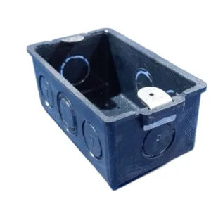 CAJETIN COMBINADO 4X2 - PLASTICO NEGRO