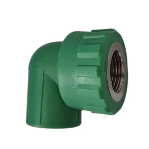 CODO 90 ROSCA HEMBRA 1/2" x 20mm VERDE - POLIFUSION