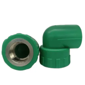 CODO 90 ROSCA HEMBRA 3/4" x 25mm VERDE - POLIFUSION