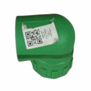 CODO 90 ROSCA HEMBRA 1/2" x 32mm VERDE - POLIFUSION