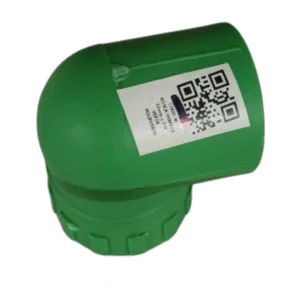 CODO 90 ROSCA HEMBRA 3/4" x 32mm VERDE - POLIFUSION