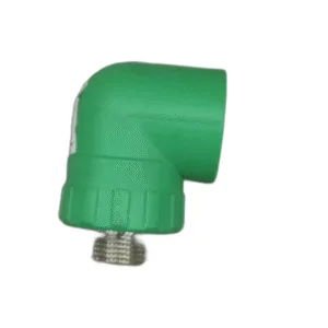 CODO 90 ROSCA MACHO 1/2" x 32mm VERDE - POLIFUSION