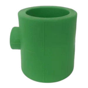 TEE LISA EN REDUCCION 63mm x 25mm VERDE - POLIFUSION