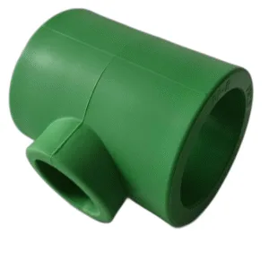 TEE LISA EN REDUCCION 63mm x 40mm VERDE - POLIFUSION