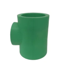 TEE LISA EN REDUCCION 63mm x 50mm VERDE - POLIFUSION