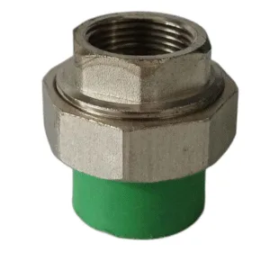 UNION UNIVERSAL MET. ROSCA HEMBRA 25mm x 3/4" VERDE - POLIFUSION