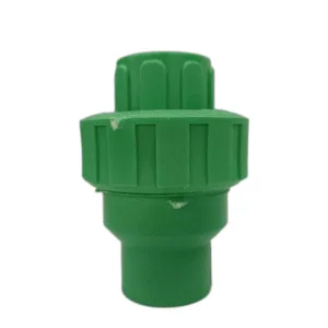 UNION CHECK PLAST. 3/4" (25mm) VERDE - POLIFUSION