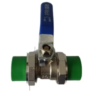 VALVULA DE BOLA C/DOBLE UNION 1/2" (20mm) VERDE - POLIFUSION