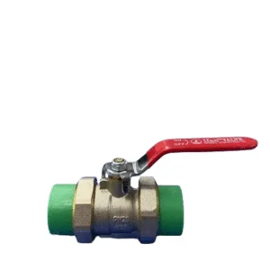 VALVULA DE BOLA C/DOBLE UNION 3/4" (25mm) VERDE - POLIFUSION