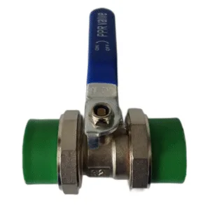 VALVULA DE BOLA C/DOBLE UNION 1" (32mm) VERDE - POLIFUSION