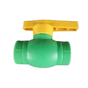 VALVULA DE ESFERA MET. 3/4" (25mm) VERDE - POLIFUSION