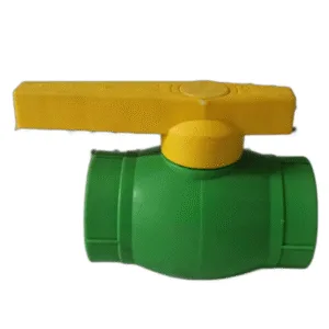 VALVULA DE ESFERA PLAST. 1 1/2" (50mm) VERDE - POLIFUSION