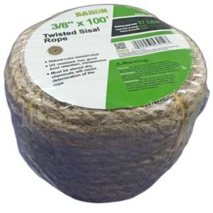 MECATILLO SOGA SISAL 3/8" 100FT (30,5mts) ## 53012 ## BARON