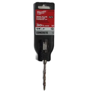 BROCA P/CONCRETO 1/4" x 4" SDS PLUS ## 48-20-7430 ## MILWAUKEE