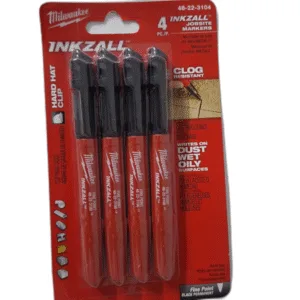 MARCADOR PUNTA FINA NEGRO (4 PZAS) ## 48-22-3104 ## MILWAUKEE