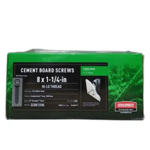 TORNILLO 8" x 1 1/4" P/PLACAS ROSCA ALTA-BAJA (CAJA 5000 UNID) ## GCB8125HL ## GRABBER