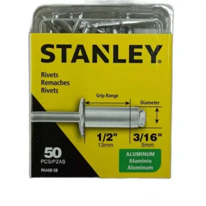 REMACHE DE ALUMINIO 3/16"x1/2" (50 PZAS) ## PAA68-5B ## STANLEY