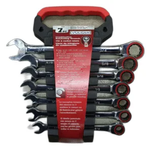 SET LLAVES METRICAS C/RATCHET 7 PIEZAS ## 056-4187 ## VULCAN