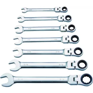 SET LLAVES MILIMET. CABEZA FLEX. C/RATCHET 7 PIEZAS ## 109-9019 ## VULCAN
