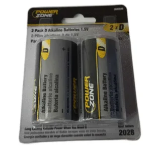 BATERIA ALCALINA (PAQ 2UNID) ## 084-2849 ## POWER ZONE