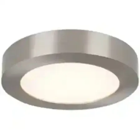 LUMINARIA P/TECHO REDONDO 5-1/2″ PLATEADO ## 841-9780 ## BOSTON HARBOR