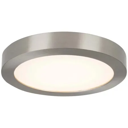 LUMINARIA P/TECHO REDONDO 7-1/2″ PLATEADO ## 846-6401 ## BOSTON HARBOR