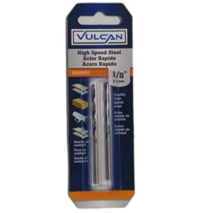 BROCA DE ACERO ALTA VELOCIDAD 1/8" 2PCS ## 010-5692 ## VULCAN