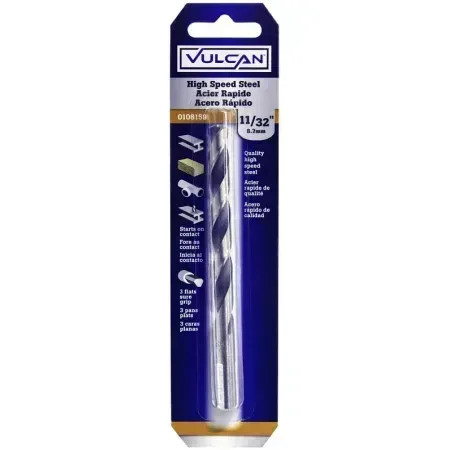 BROCA DE ACERO ALTA VELOCIDAD 11/32″ ## 010-8159 ## VULCAN