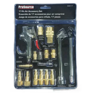 JUEGO DE ACCESORIOS P/COMPRESOR (17 PZAS) ## 549-4117 ## PROSOURCE