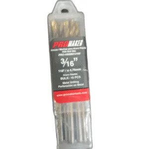 BROCA PARA METAL 3/16" (PAQ 10PZAS) ## PRO-HSSB013160 ## PROMAKER